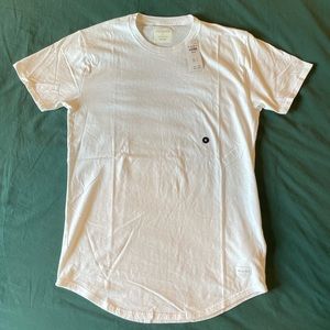 Hollister Longline Curved Hem Crew T-Shirt